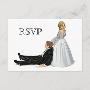 Brud & Brudgum RSVP Inbjudningar