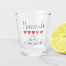 Brud & brudpartaj 5 hjärtas Abuela till brudgummen