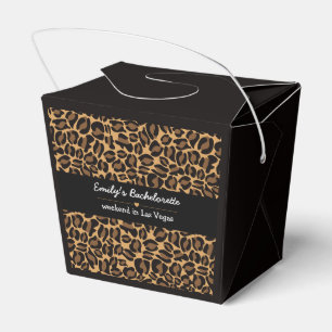 Brud Brudstylist Leopardtryck Presentaskar