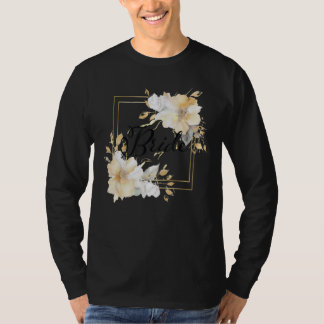 Brud Brudtärna Bröllop Bröllopspresent Blomma T Shirt