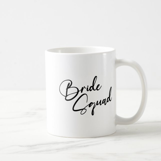 Brud Brudtärna Brudlag Henparty  Kaffemugg (Höger)