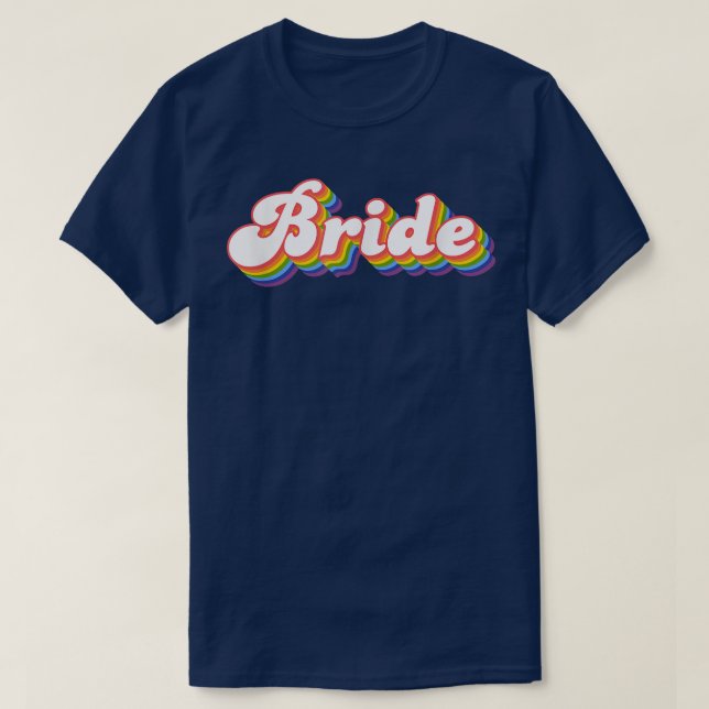 Brud Brudtärna Sällskap Bröllop  T Shirt (Design framsida)