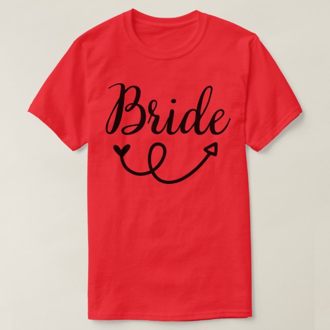 Brud Brudtrolloppsfest Grupp Firande T Shirt (Design framsida)