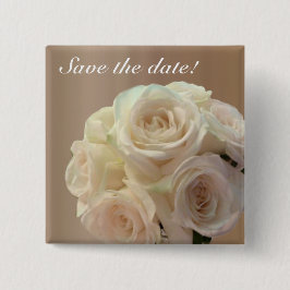 Brud- bukett i benvitt knapp