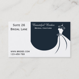 Brud- Couture, Bridalwear, Visitkort