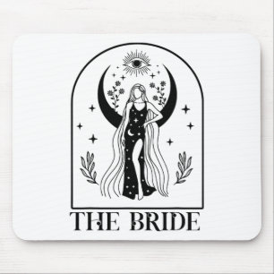 Brud Coven Witchy Gotisk Bröllop Bachelorette Musmatta