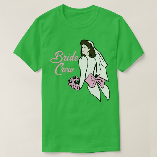 Brud Crew 3 T Shirt (Design framsida)