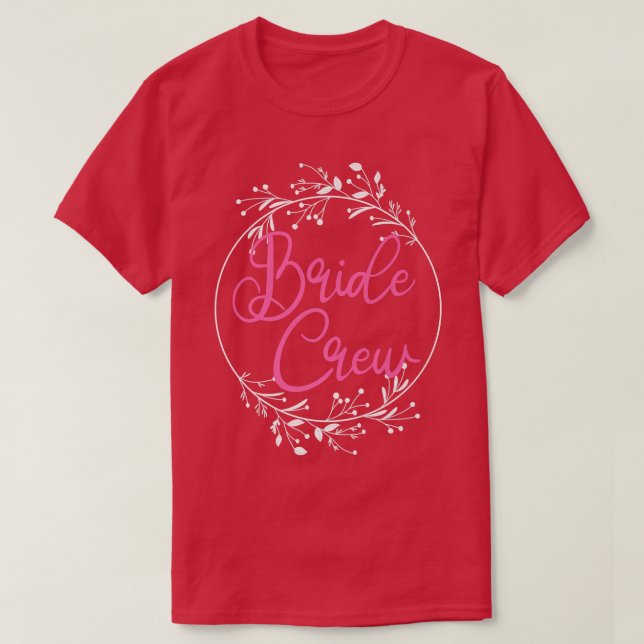 Brud Crew Party Hen Night Rolig  T Shirt (Design framsida)