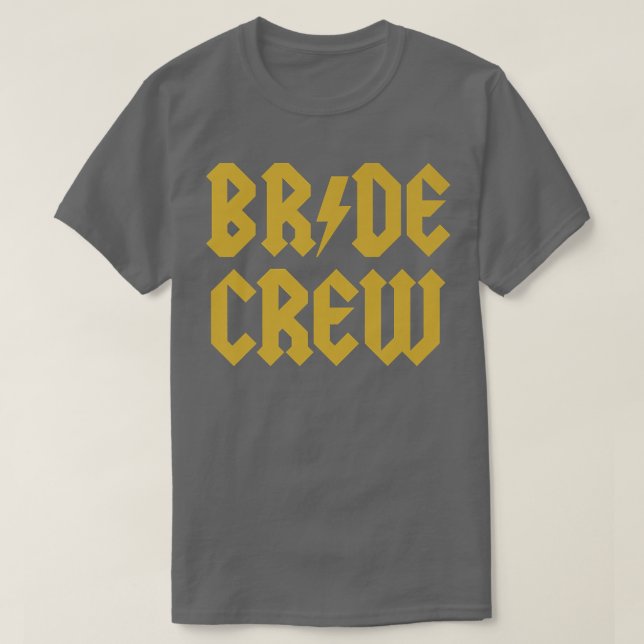 Brud Crew  T Shirt (Design framsida)