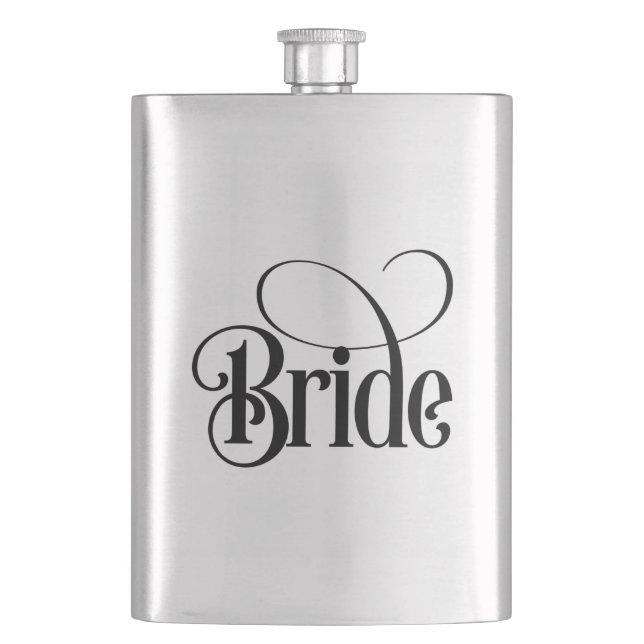 Brud (design 3) Flask Fickplunta (Framsidan)