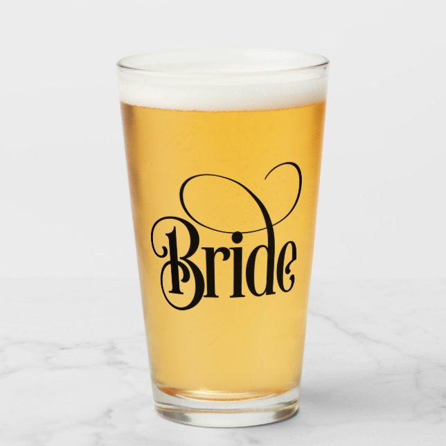 Brud (design 3) Glas (Framsida fylld)