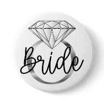 Brud Diamant Förlovningsring Silver