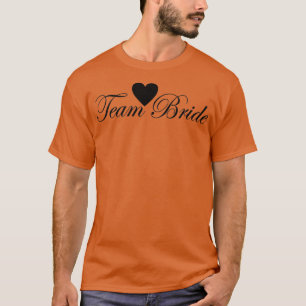 Brud Diamant Svart Hjärta T Shirt