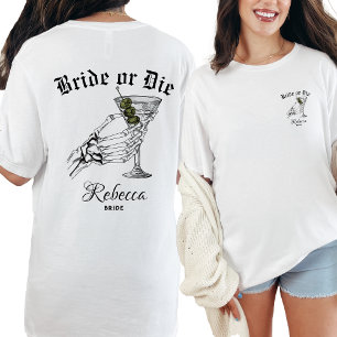 Brud eller dö Tills döden skiljer oss åt Möhippa T Shirt