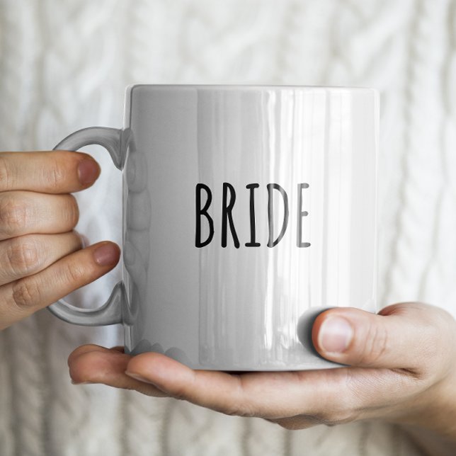 "Brud" Enkel Modern Bondegård Kaffemugg (Skapare uppladdad)