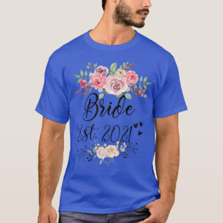 Brud Est 2022 Bröllop Möhippa T Shirt