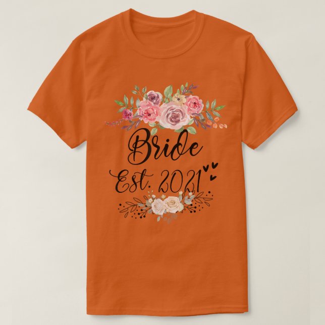 Brud Est 2022 Bröllop Möhippa T-Shirt (Design framsida)