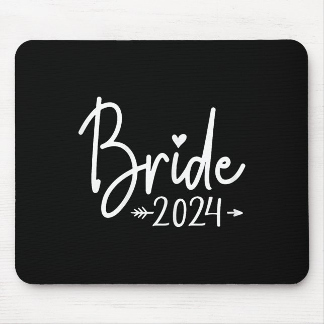 Brud Est. 2024 Gift Bröllop Brudparti Senterapi Musmatta (Framsidan)