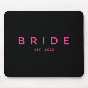 Brud Est. 2025 Rosa Bröllopsfest Bröllop Sängvätni Musmatta