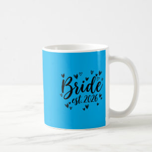 Brud Est 2026 Bröllop Nygift Brud Brudgum Fest Kaffemugg