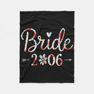 Brud Est 2026 Gift Bröllop Brud Parti Henparty Fleecefilt