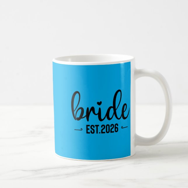 Brud Est 2026 Matchande Brudgum 2026 Kaffemugg (Höger)