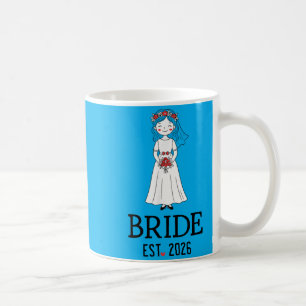 Brud Est 2026 Matchande Brudgum Brud 2026 Smekmåna Kaffemugg