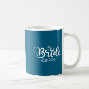 Brud est 2026 matchande brudgum engagemang bröllop kaffemugg