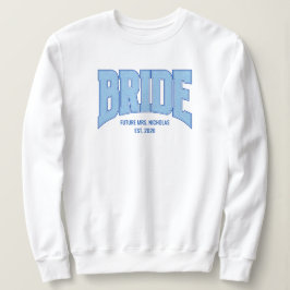 BRUD Falskt glitter universitetsinspirerad bröllop T Shirt