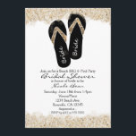 Brud flip flop sandaler sommar strand bröllop inbjudningar<br><div class="desc">Brud flip flop sandaler sommar strand bröllopsinbjudan.</div>