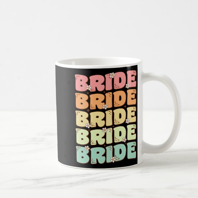 Brud Framtida Fru Bröllop Bakelse Bröllop Kaffemugg (Höger)