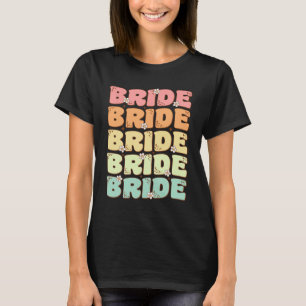 Brud Framtida Fru Bröllop Brudparty Bachelorette T Shirt