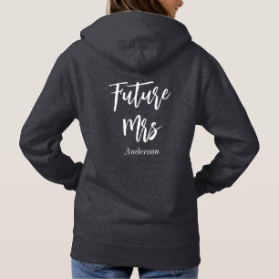Brud Framtida Fru Bröllop Svart T Shirt