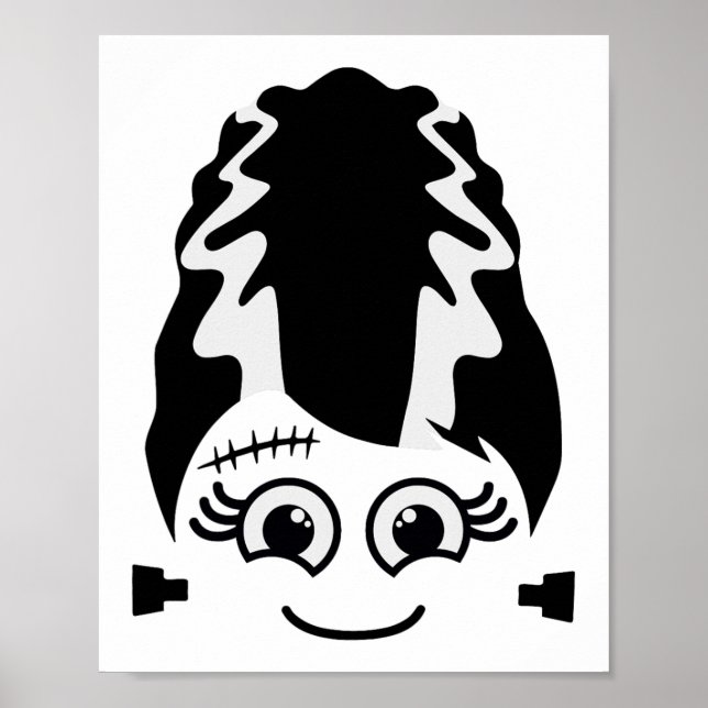Brud Frankensteins söta monster Halloween-kostym Poster (Framsidan)