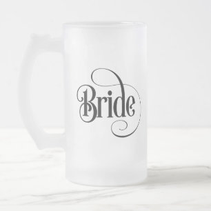 Brud Frostad Glas Ölmugg Frostat Ölglas