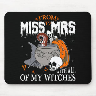 Brud Future Mrs Witchy Gotiskt Bröllop Bachelorett Musmatta