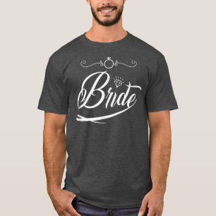 Brud Groom Bröllop Möhippa Äktenskap Br T Shirt