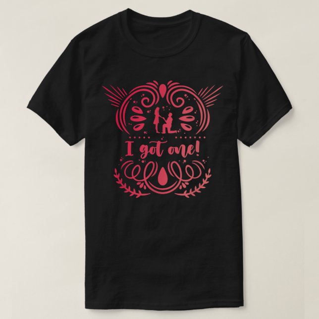 Brud Groom Möhippa Bröllop Äktenskap Br T Shirt (Design framsida)