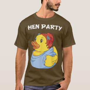 Brud Gummi Anka Party Flickor Hen Party T Shirt