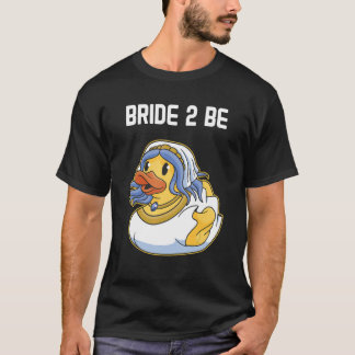 Brud Gummi Anka Party Flickor Höns Kalas T Shirt