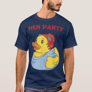 Brud Gummi Anka Party Kvinnor Flickor Hen Party T Shirt