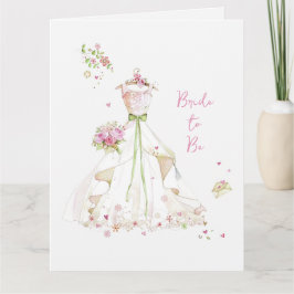 Brud i rodnad blommar Brud att bli Kort