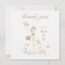 Brud i rodnad i Brud att bli Tack Kort
