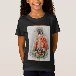 Brud i rött på kinesiskt bröllop i Shanghai T Shirt
