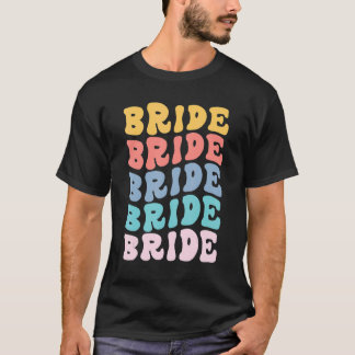 Brud jag gör besättning Retro möhippa Brud Brudtär T Shirt