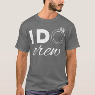 Brud jag gör besättning Retro möhippa Rollig hönsn T Shirt