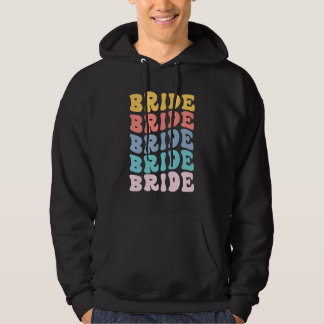 Brud Jag Gör Besättning Retro Möhipparty Brud Brud Hoodie