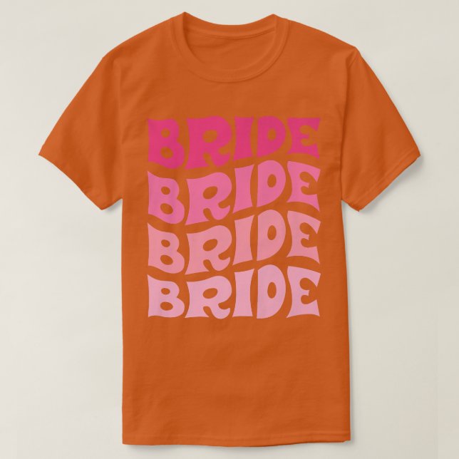 Brud Jag Gör Besättning Retro Möhipparty Brud Brud T Shirt (Design framsida)