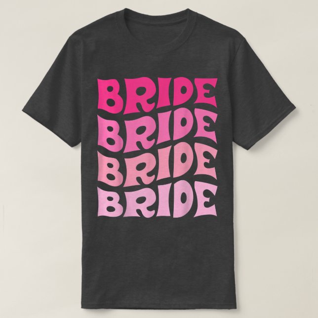 Brud Jag Gör Besättning Retro Möhipparty Brud Brud T Shirt (Design framsida)