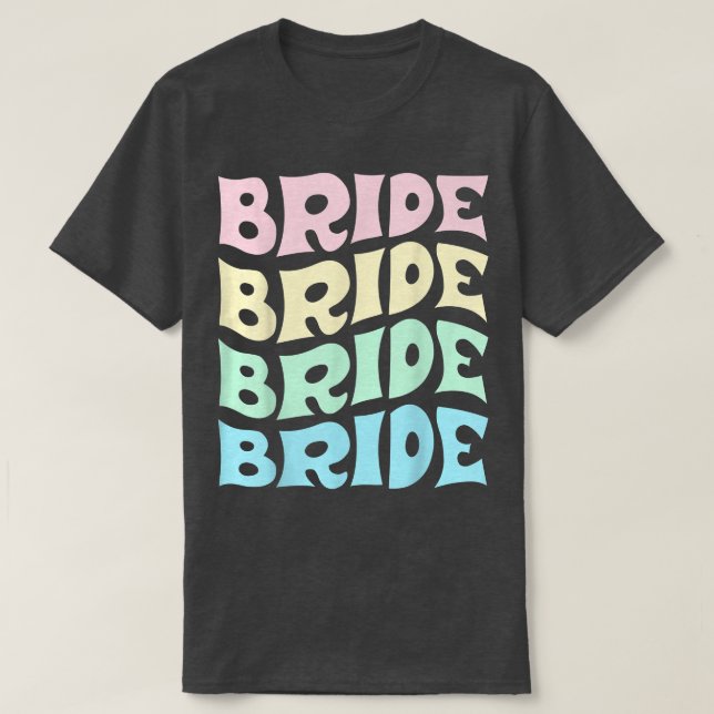 Brud Jag Gör Besättning Retro Möhipparty Brud Brud T Shirt (Design framsida)
